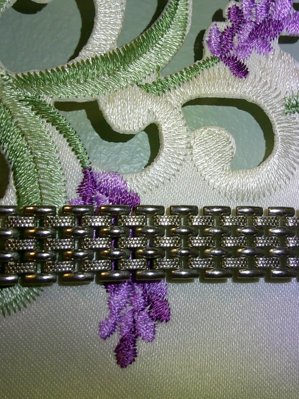 Vintage Goldette NY Bracelet Panther Link Silver Tone 7-1/4" Amazing Condition